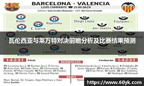 瓦伦西亚与莱万特对决前瞻分析及比赛结果预测